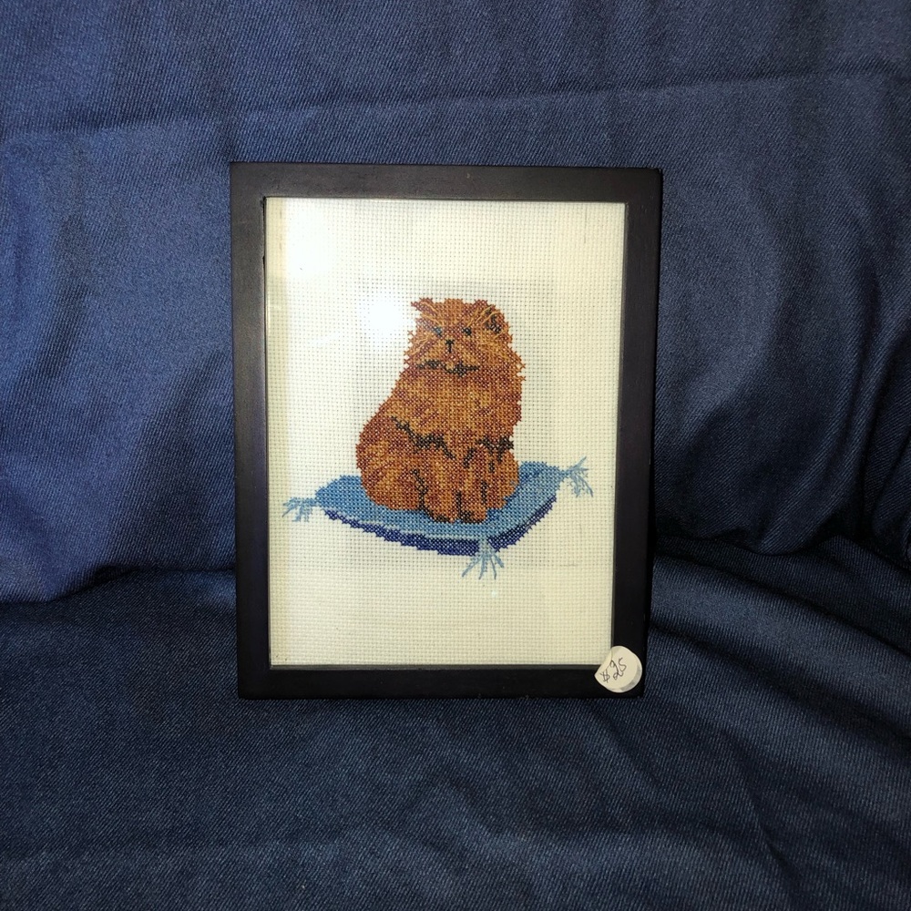 Embroidered Cat by Alexandra’s Creations